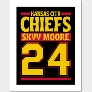 Kansas City Chiefs Skyy Moore 24 American Football Team Posters and Art